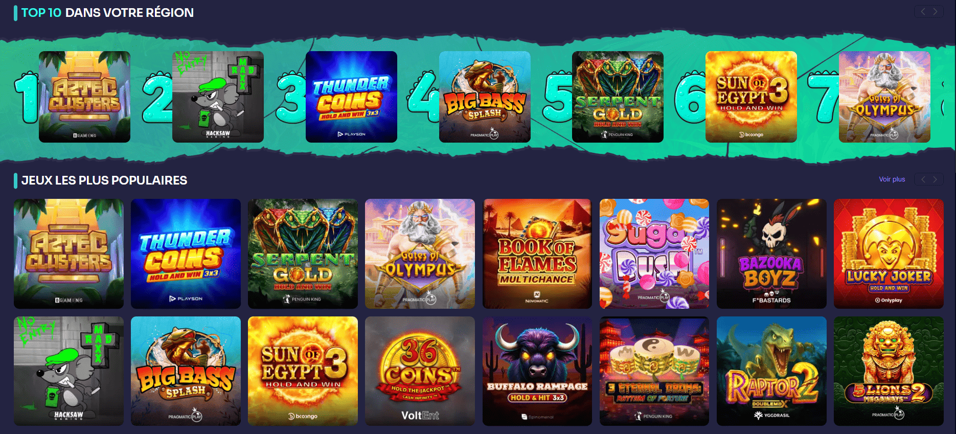jeux casino online