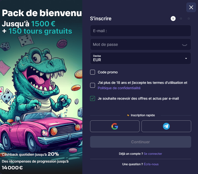 register binobet casino